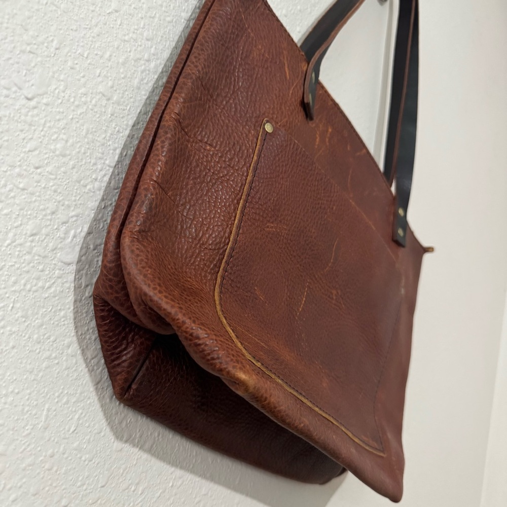 Portland Leather Medium Classic Tote Sedona - Picture 2 of 5